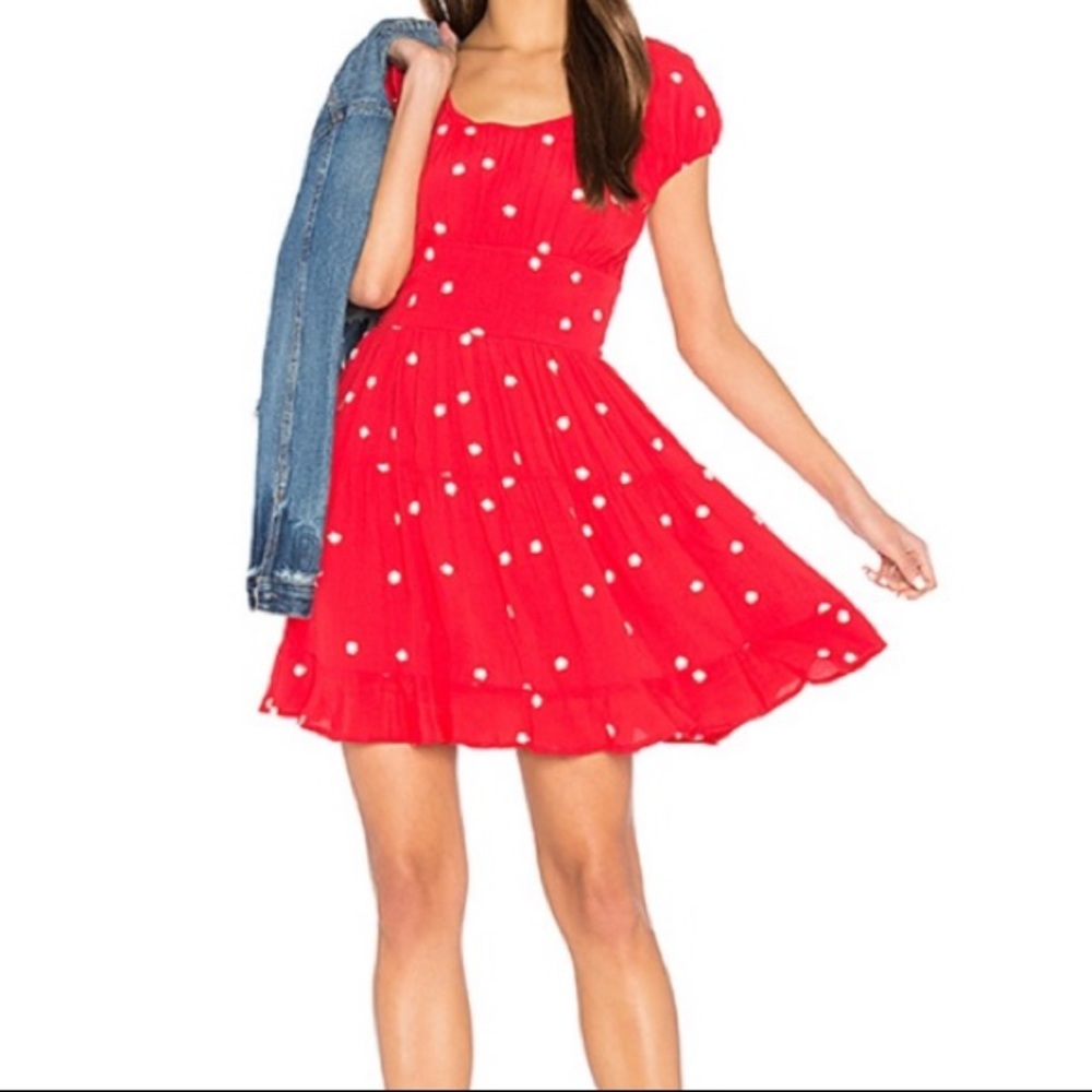 For Love and Lemons Mini Dot Dress